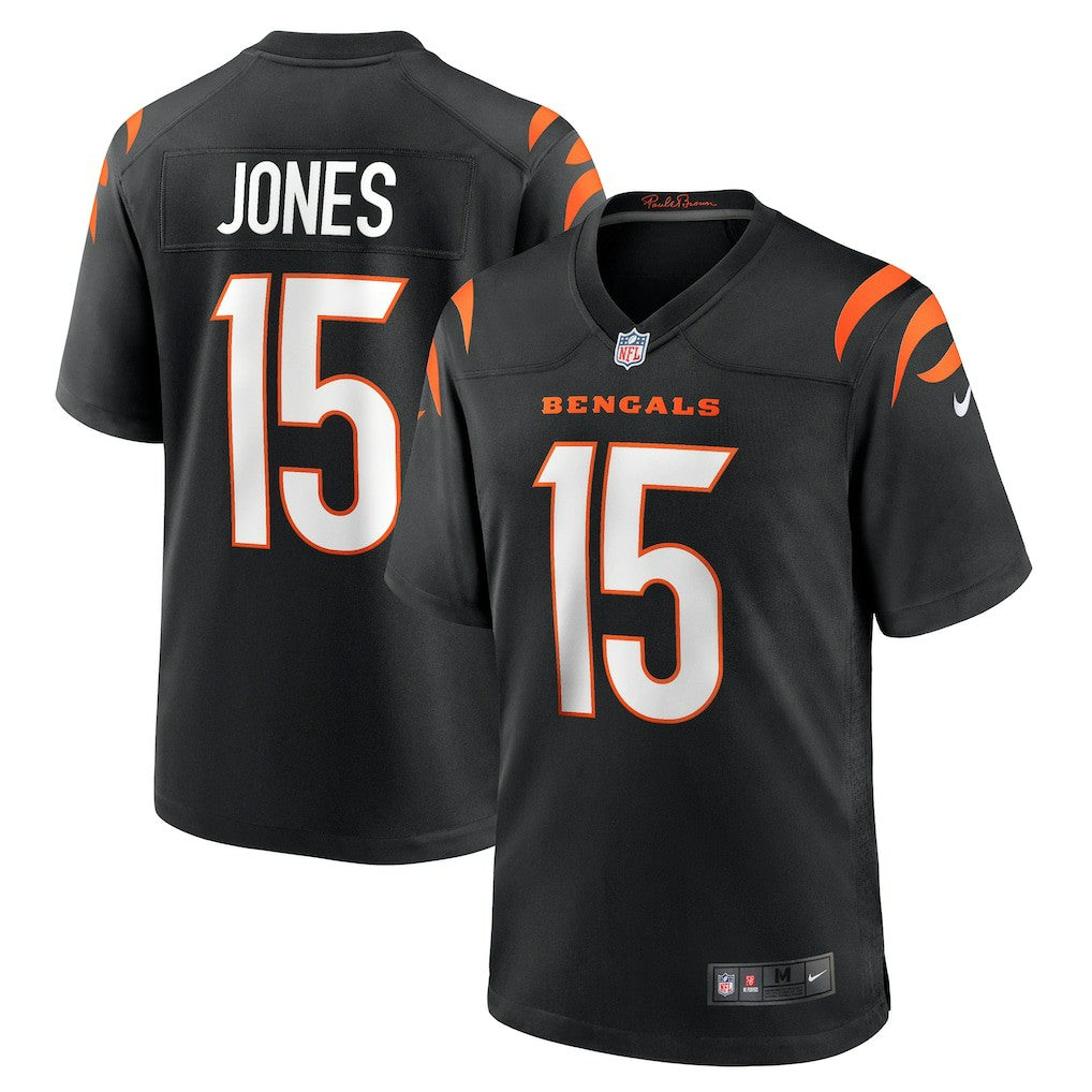 Nike Charlie Jones Cincinnati Bengals Team Game Jersey Black