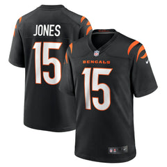 Nike Charlie Jones Cincinnati Bengals Team Game Jersey Black