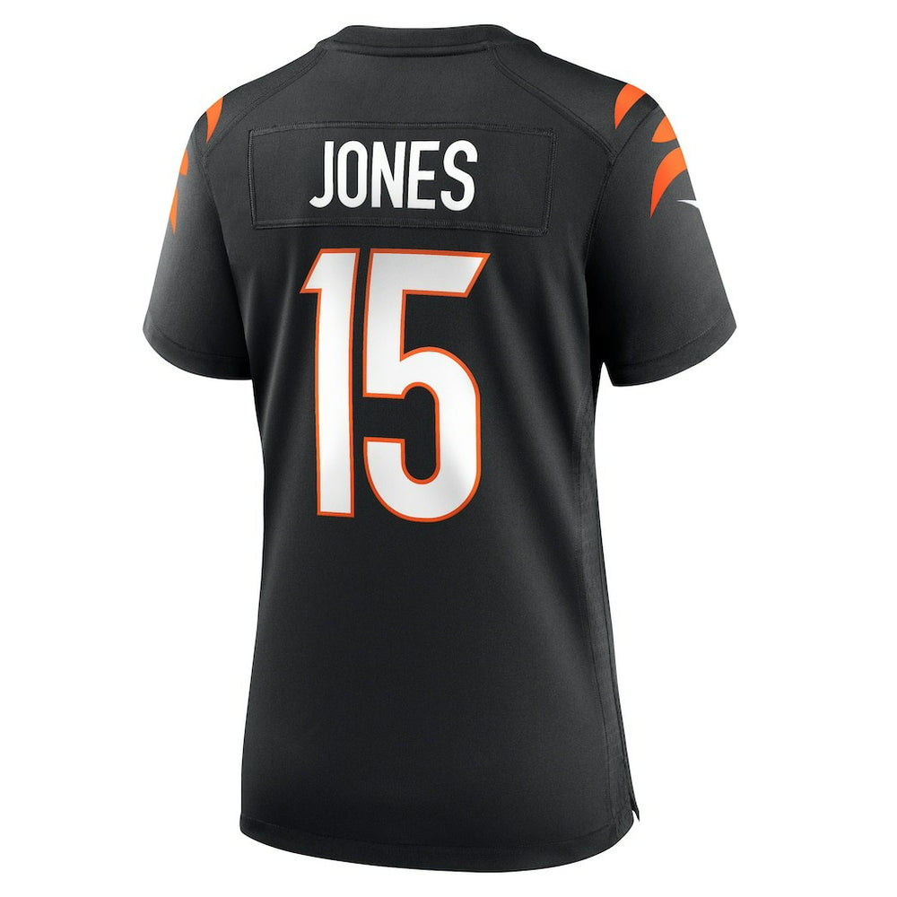 Nike Charlie Jones Cincinnati Bengals Women's Team Game Jersey Black