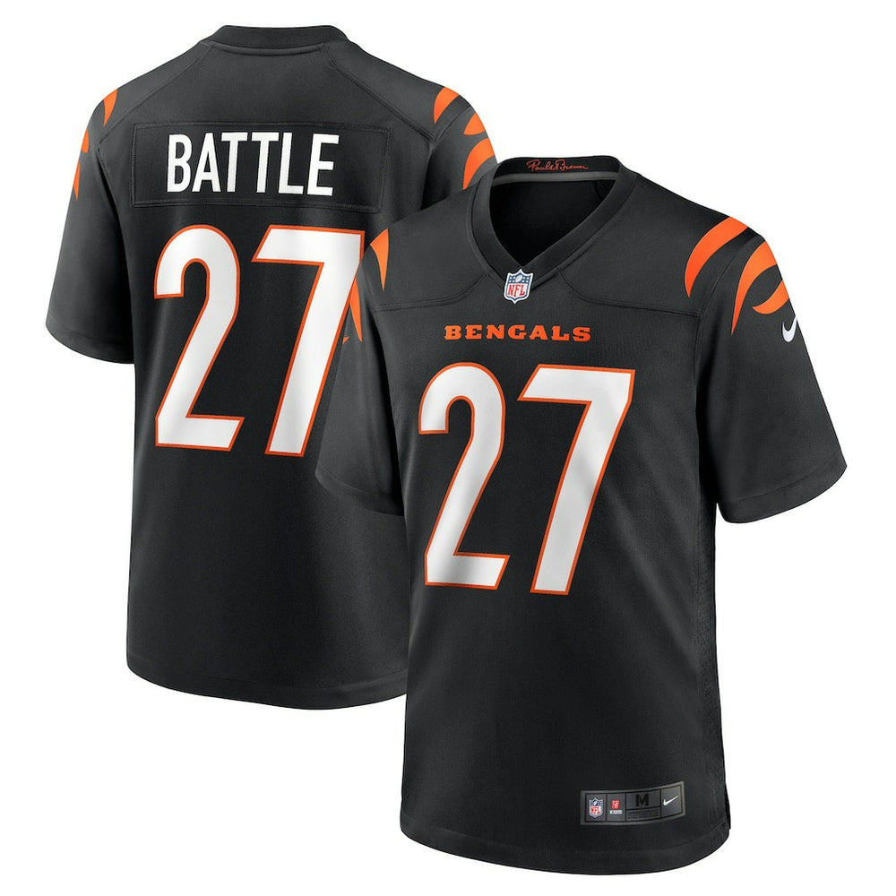 Nike Jordan Battle Cincinnati Bengals Team Game Jersey Black