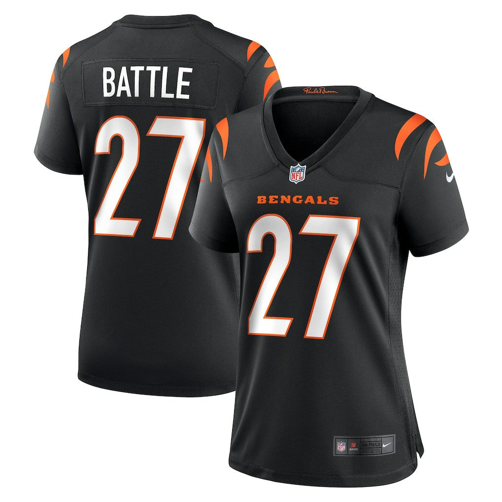 Nike Jordan Battle Cincinnati Bengals Women's Team Game Jersey Black