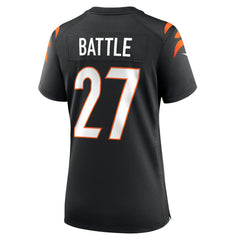 Nike Jordan Battle Cincinnati Bengals Women's Team Game Jersey Black