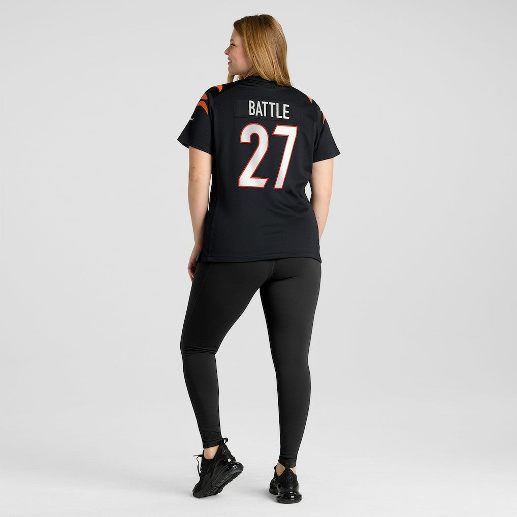 Nike Jordan Battle Cincinnati Bengals Women's Team Game Jersey Black