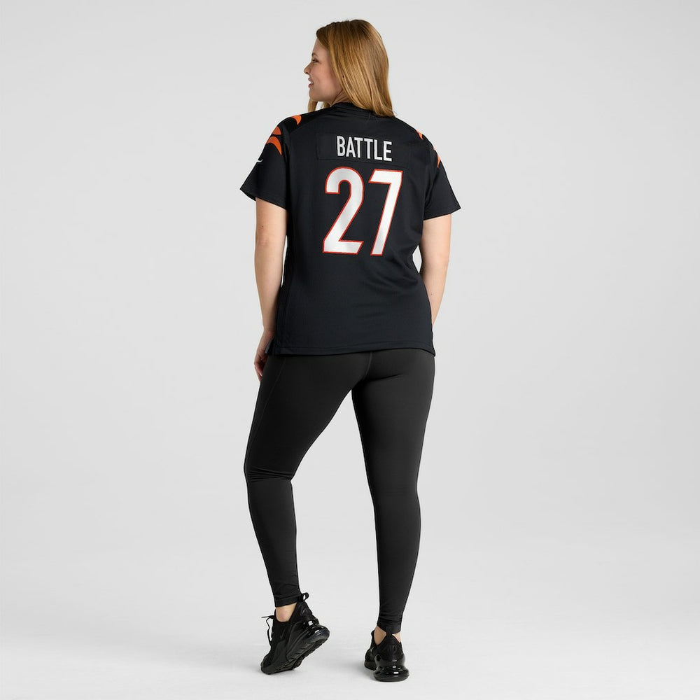 Nike Jordan Battle Cincinnati Bengals Women's Team Game Jersey Black
