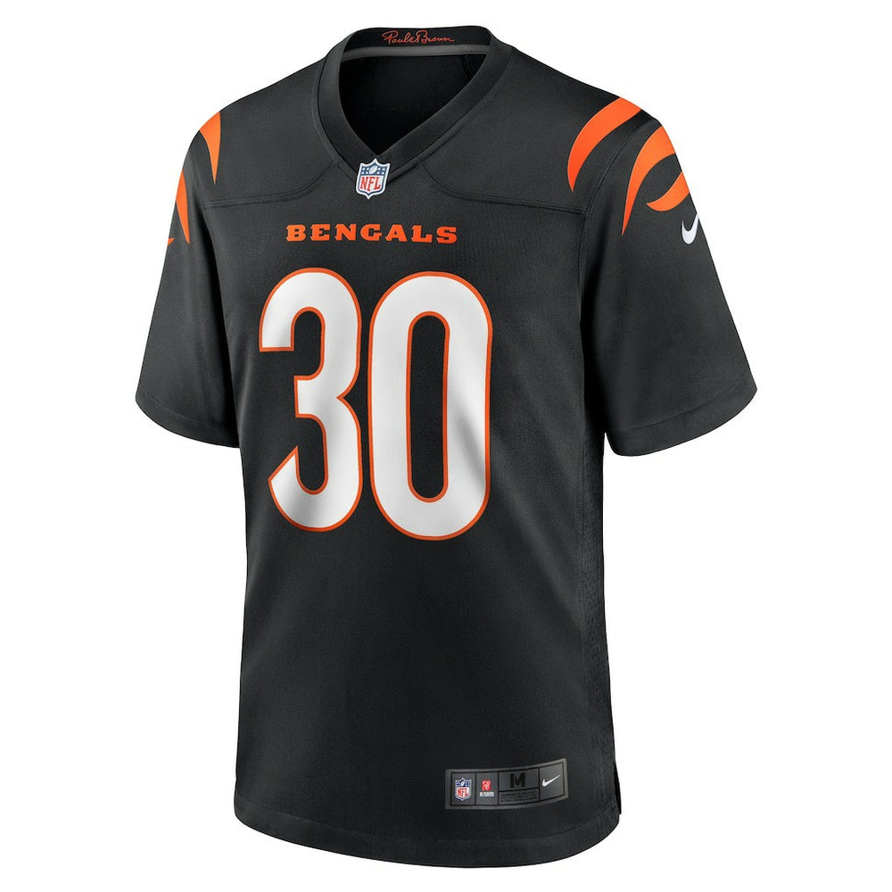 Nike Chase Brown Cincinnati Bengals Team Game Jersey Black