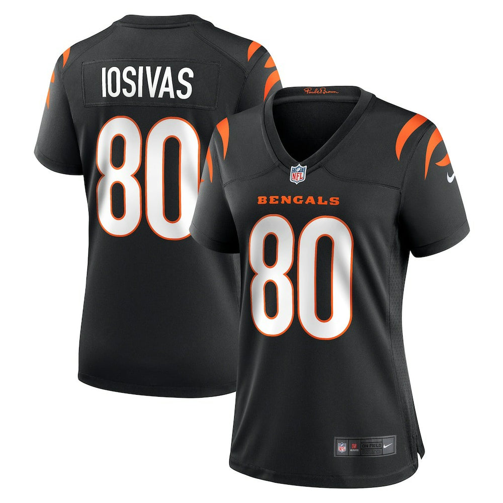 Nike Andrei Iosivas Cincinnati Bengals Women's Team Game Jersey Black