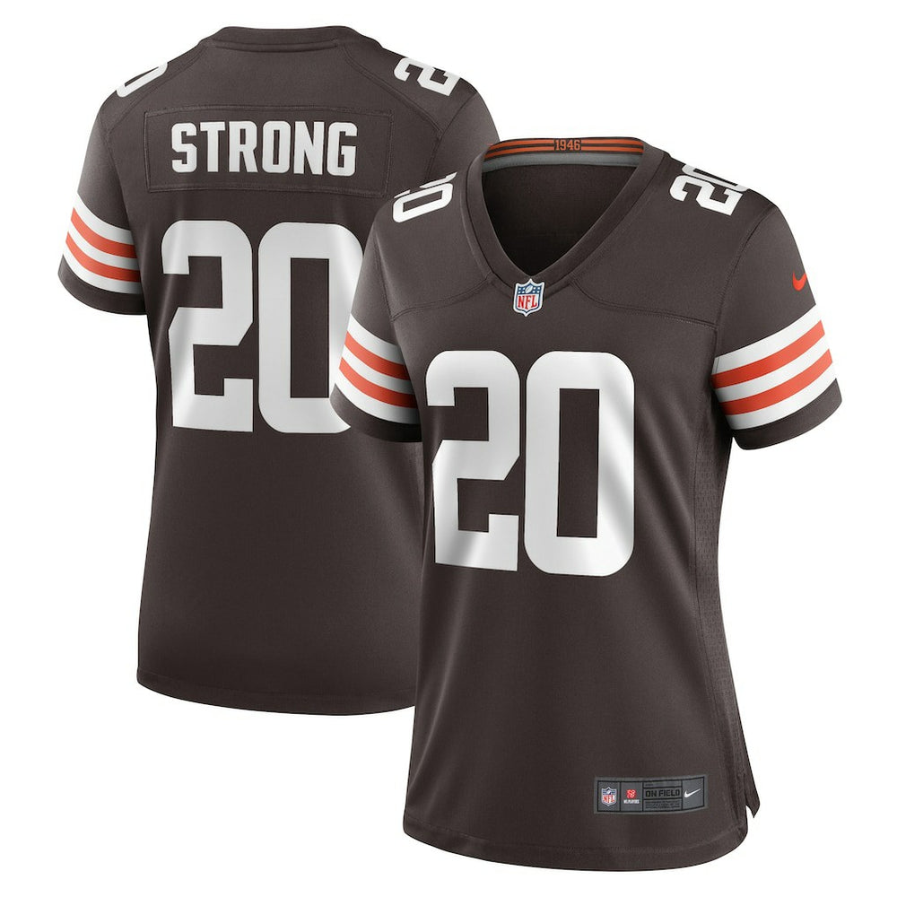 Nike Pierre Strong Jr. Cleveland Browns Women's Team Game Jersey Brown