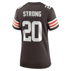 Nike Pierre Strong Jr. Cleveland Browns Women's Team Game Jersey Brown