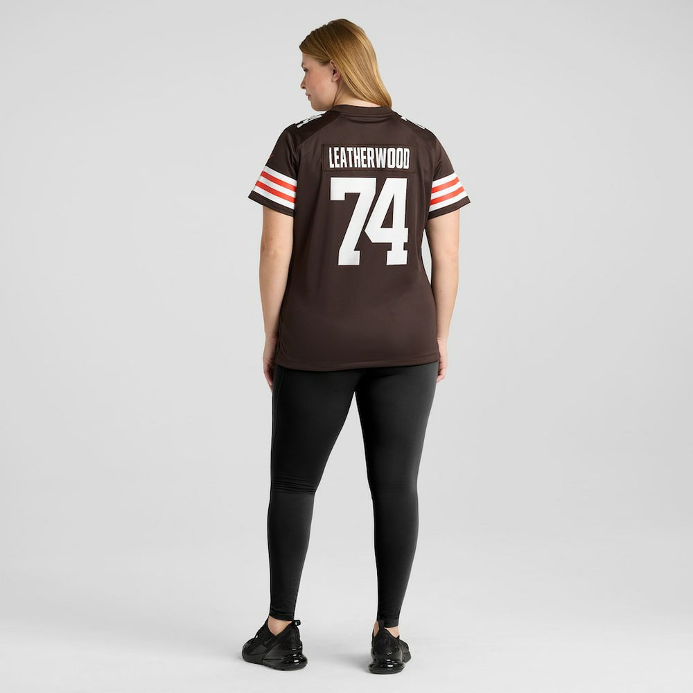 Nike Alex Leatherwood Cleveland Browns Women's Team Game Jersey Brown