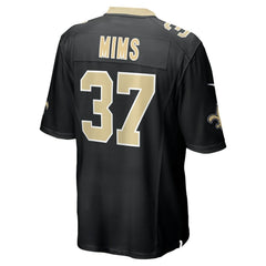Nike Jordan Mims New Orleans Saints Team Game Jersey Black