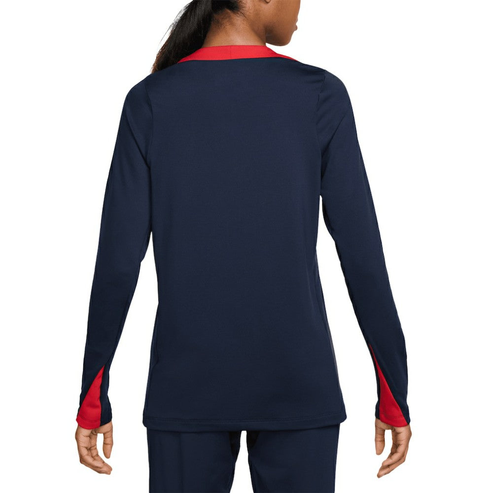 USMNT Women's 2024 Strike Performance Long Sleeve Top Navy - Nike