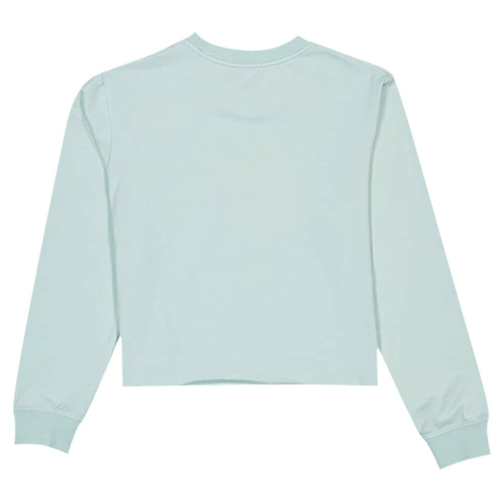 Atlanta Braves New Era Women's Breeze Logo Select Cropped Long Sleeve T-Shirt - Mint - New Era Lifestyle
