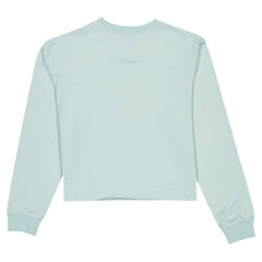 Atlanta Braves New Era Women's Breeze Logo Select Cropped Long Sleeve T-Shirt - Mint - New Era Lifestyle