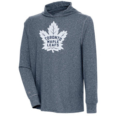Toronto Maple Leafs Antigua Saga Pullover Hoodie - Heather Navy - NHL 200623126