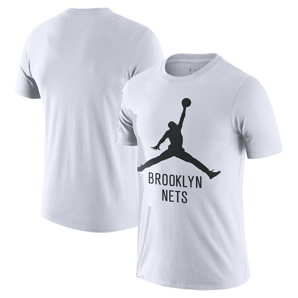 Brooklyn Nets Essential Jumpman T-Shirt White | Nike Near Me
