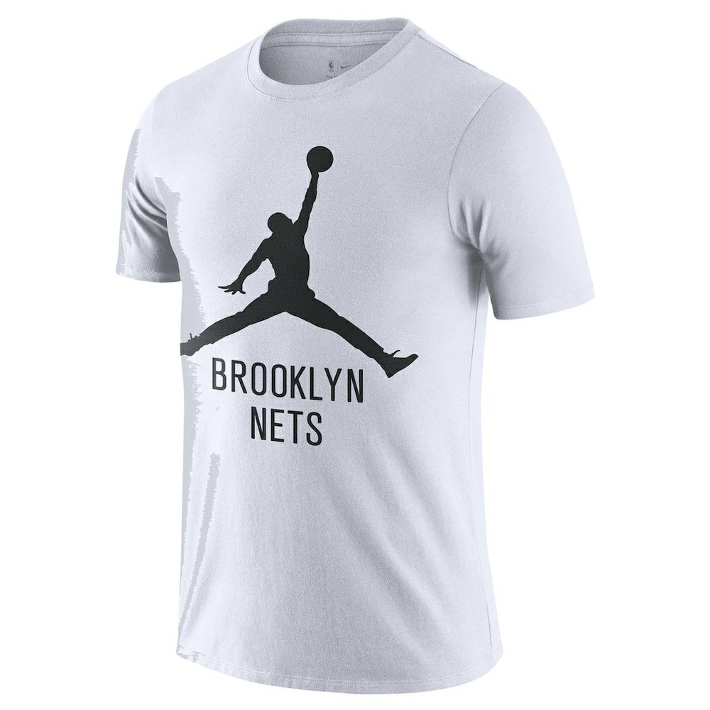 Brooklyn Nets Essential Jumpman T-Shirt White | Nike Near Me