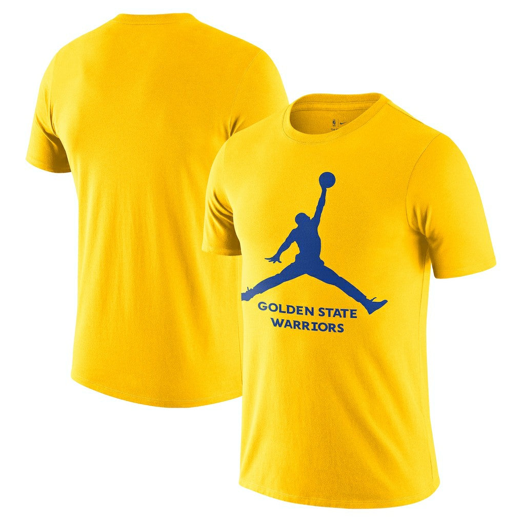 Golden State Warriors Essential Jumpman T-Shirt for sale Gold | Nike US