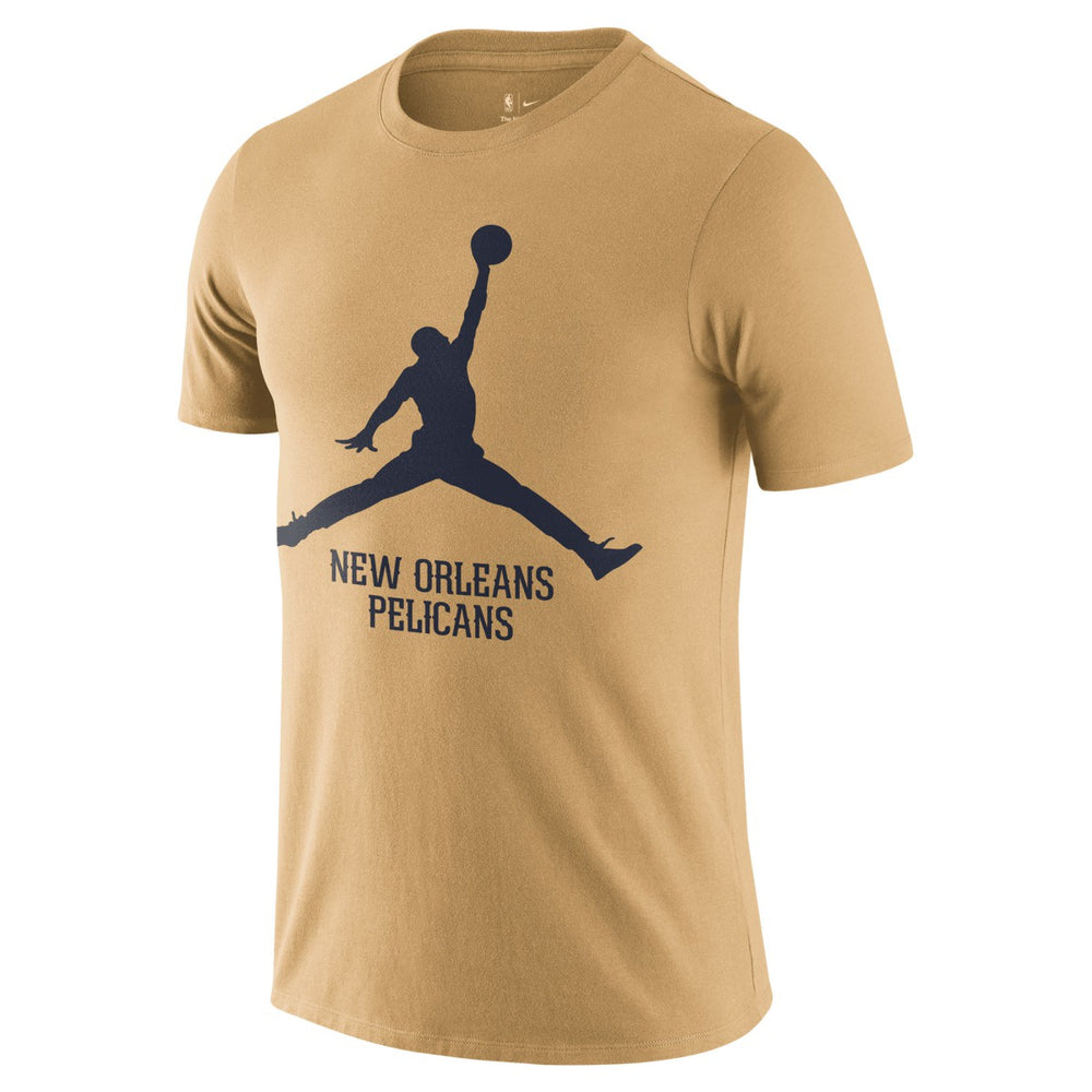 New Orleans Pelicans Essential Jumpman T-Shirt Gold | Nike online