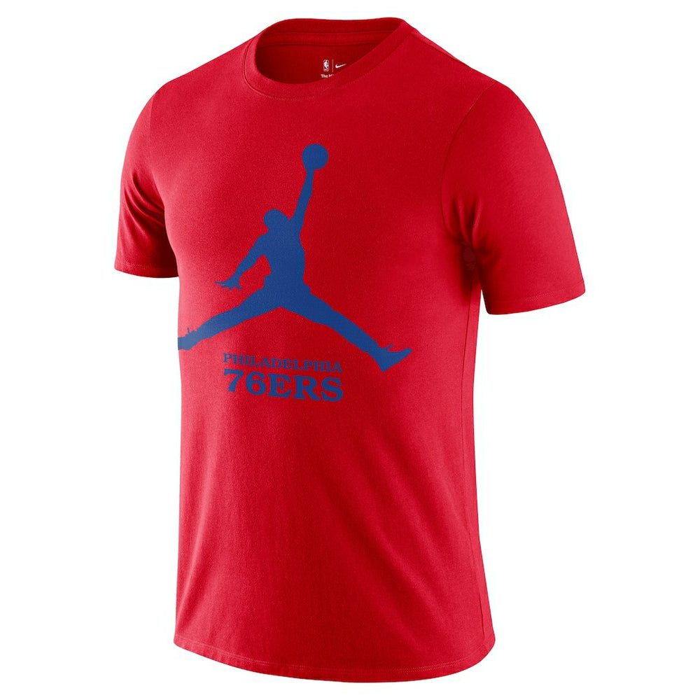 Philadelphia 76ers Essential Jumpman T-Shirt Red | Nike outlet