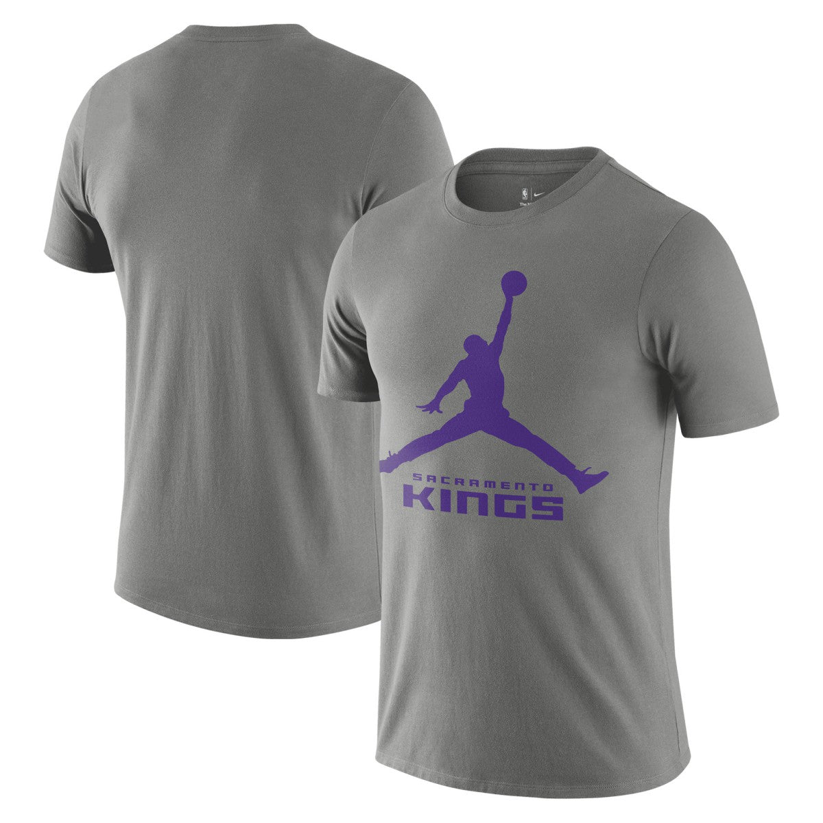 Sacramento Kings Essential Jumpman T-Shirt Gray | Nike outlet