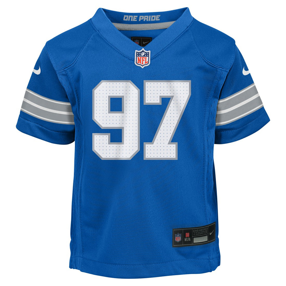 Nike Aidan Hutchinson Detroit Lions Preschool Player Game Jersey Blue