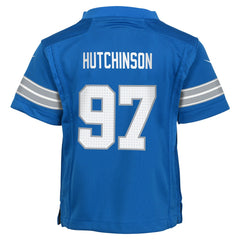 Nike Aidan Hutchinson Detroit Lions Preschool Player Game Jersey Blue