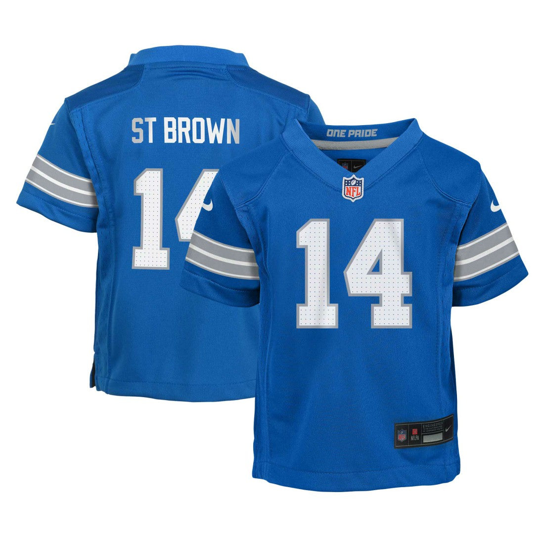 Nike Amon-Ra St. Brown Detroit Lions Preschool Player Game Jersey Blue