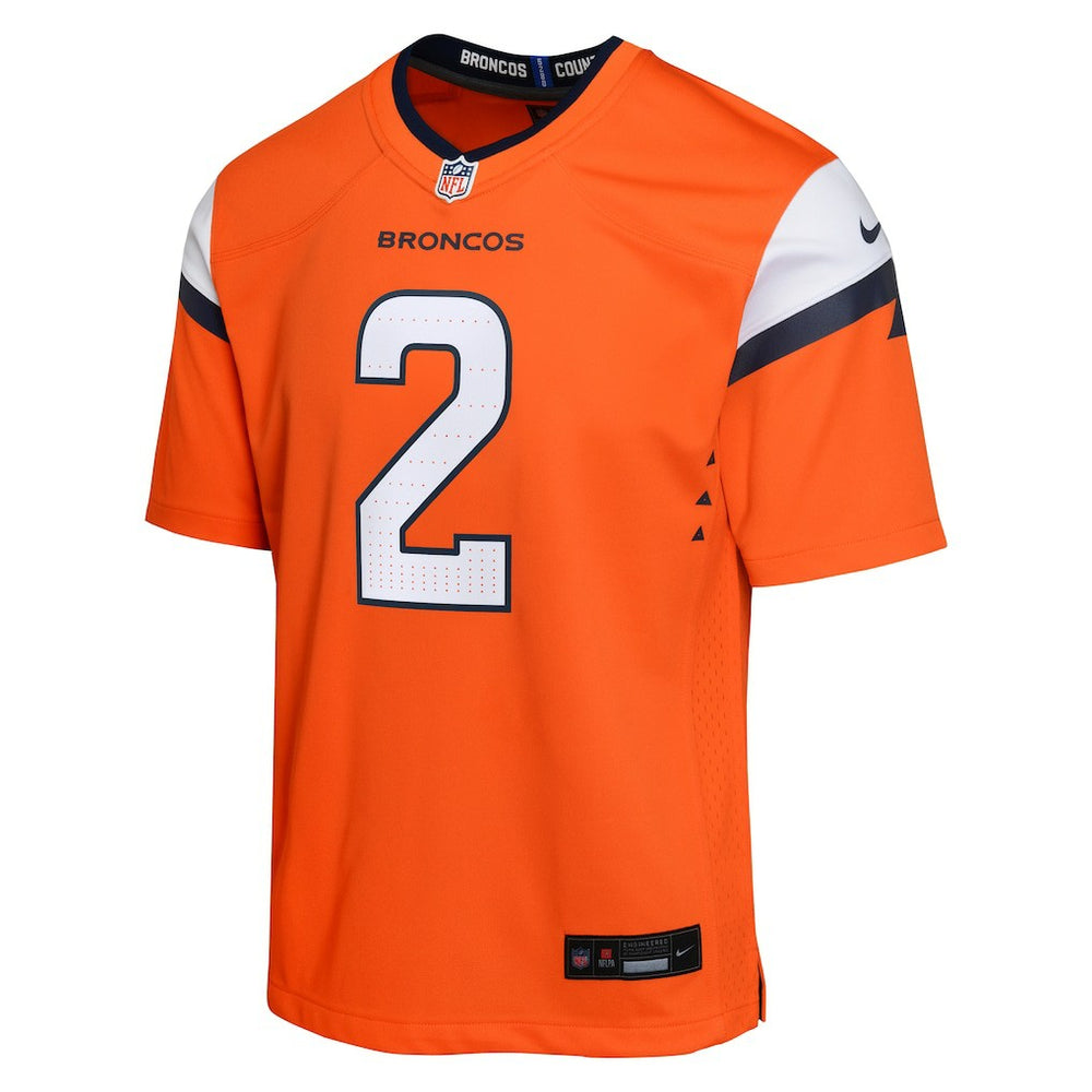 Nike Patrick Surtain II Denver Broncos Youth Game Jersey Orange
