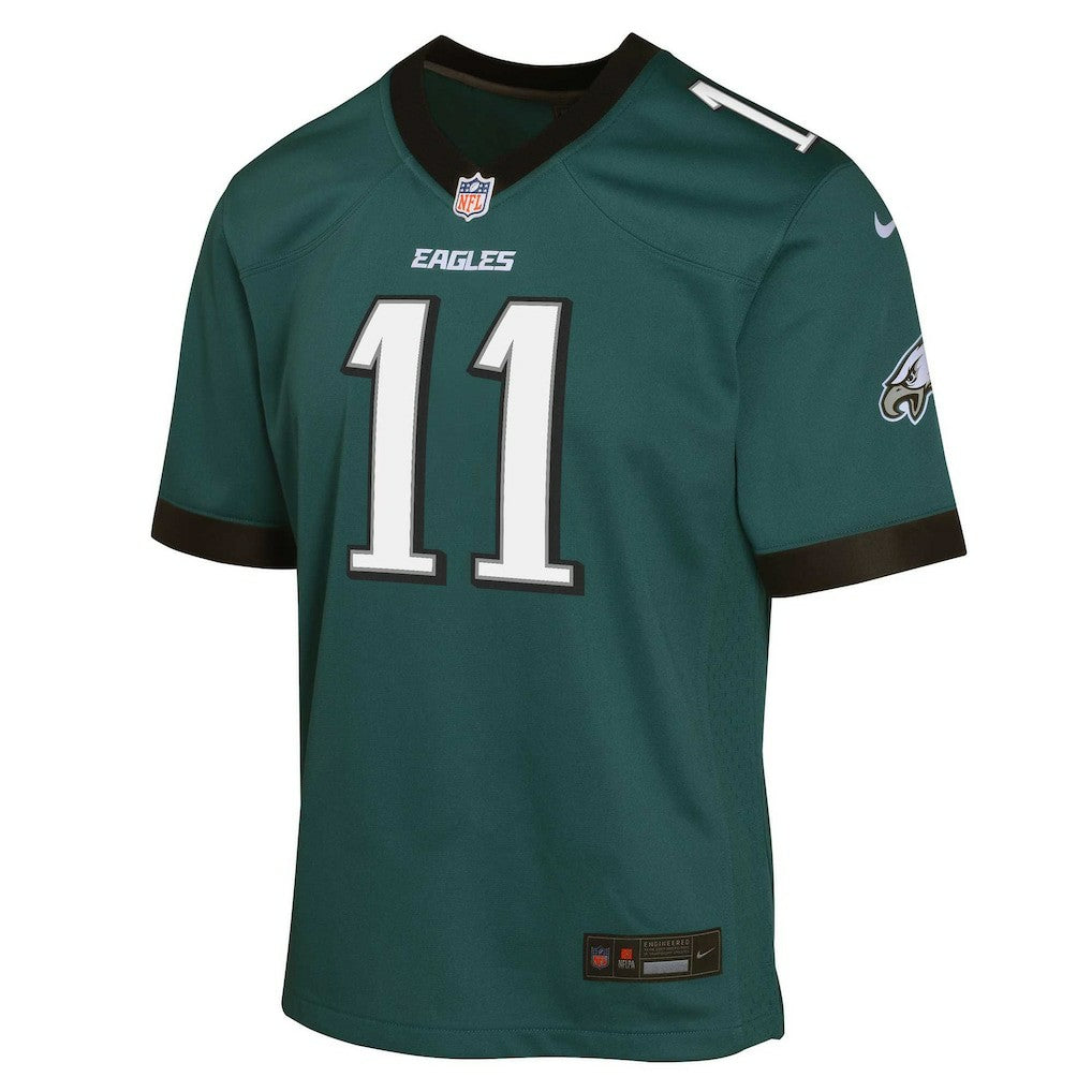 Nike A.J. Brown Philadelphia Eagles Youth Game Jersey Green