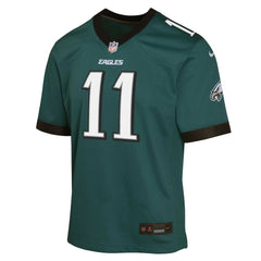 Nike A.J. Brown Philadelphia Eagles Youth Game Jersey Green