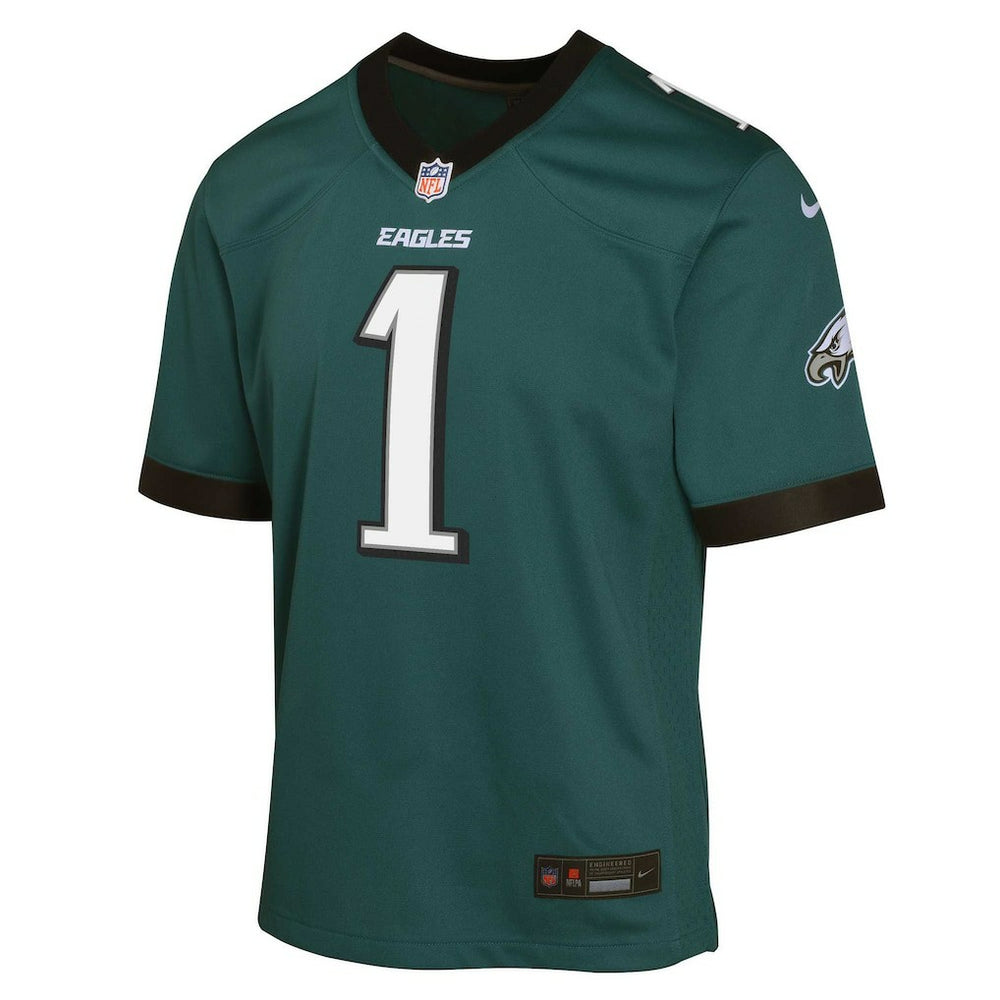 Nike Jalen Hurts Philadelphia Eagles Youth Game Jersey Green
