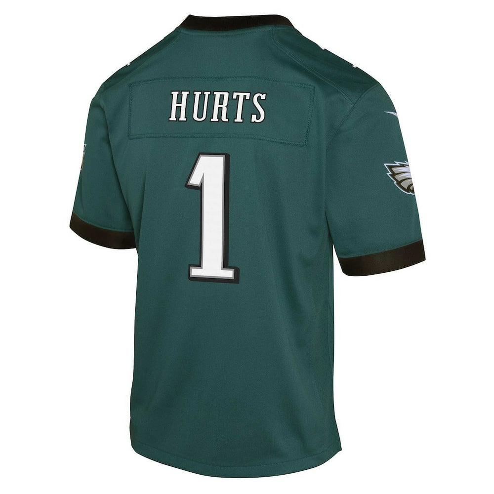 Nike Jalen Hurts Philadelphia Eagles Youth Game Jersey Green
