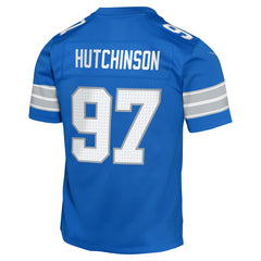 Nike Aidan Hutchinson Detroit Lions Youth Game Jersey Blue