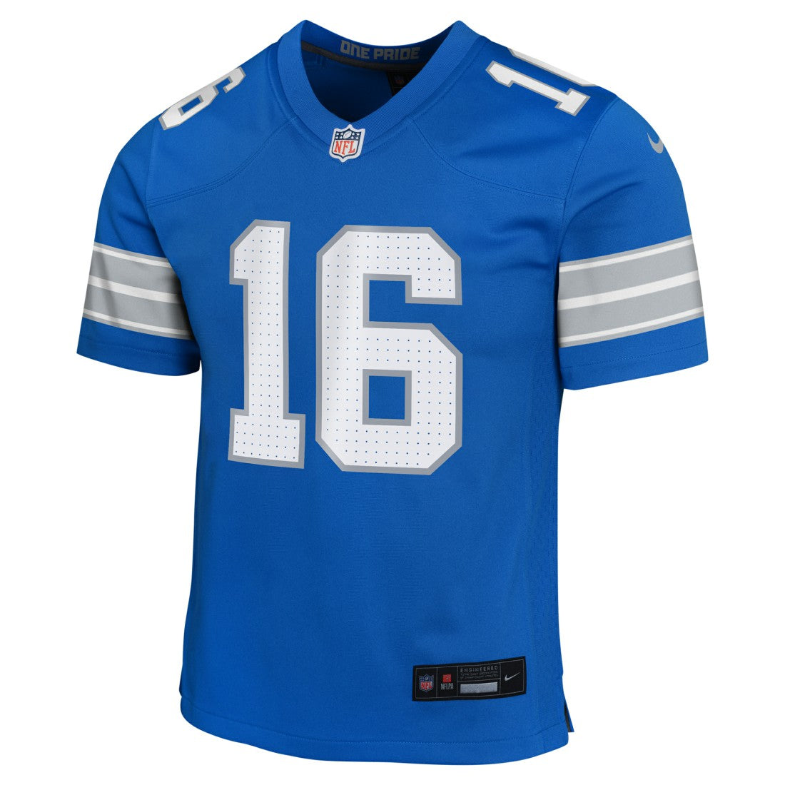 Nike Jared Goff Detroit Lions Youth Game Jersey Blue