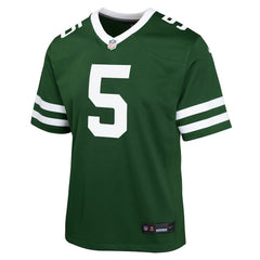 Nike Garrett Wilson New York Jets Youth Game Jersey Green