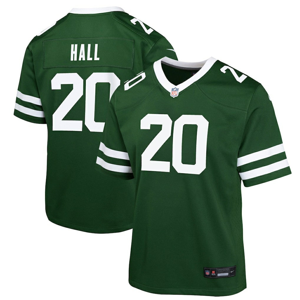 Nike Breece Hall New York Jets Youth Game Jersey Green