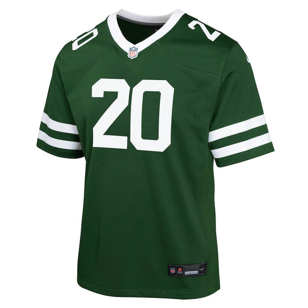 Nike Breece Hall New York Jets Youth Game Jersey Green
