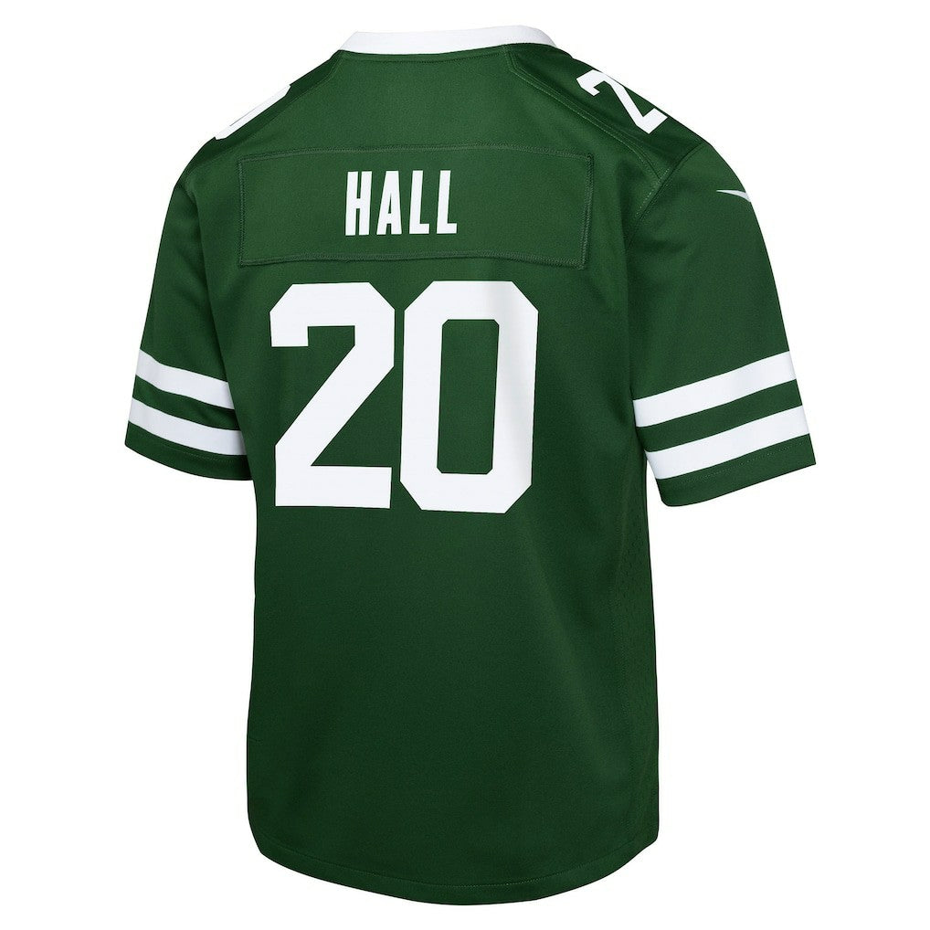Nike Breece Hall New York Jets Youth Game Jersey Green