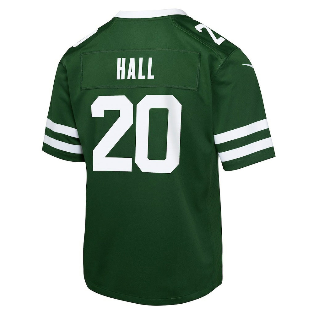 Nike Breece Hall New York Jets Youth Game Jersey Green