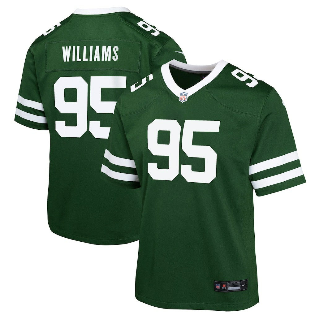 Nike Quinnen Williams New York Jets Youth Game Jersey Green