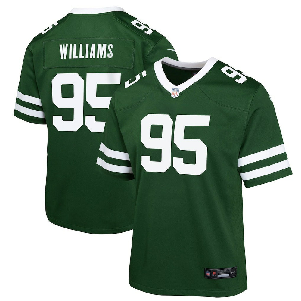 Nike Quinnen Williams New York Jets Youth Game Jersey Green