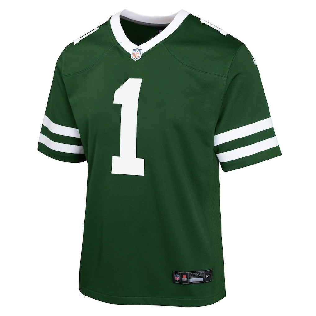 Nike Ahmad Sauce Gardner New York Jets Youth Game Jersey Green
