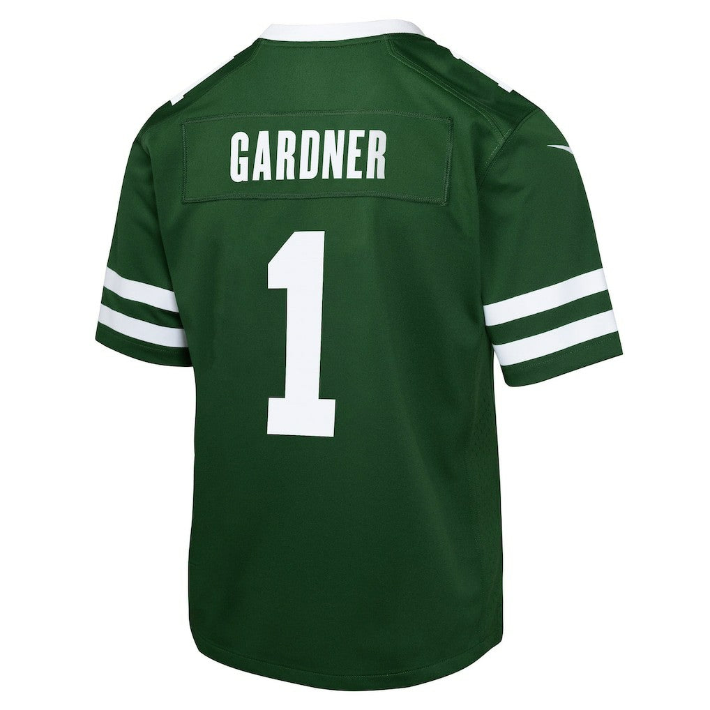 Nike Ahmad Sauce Gardner New York Jets Youth Game Jersey Green