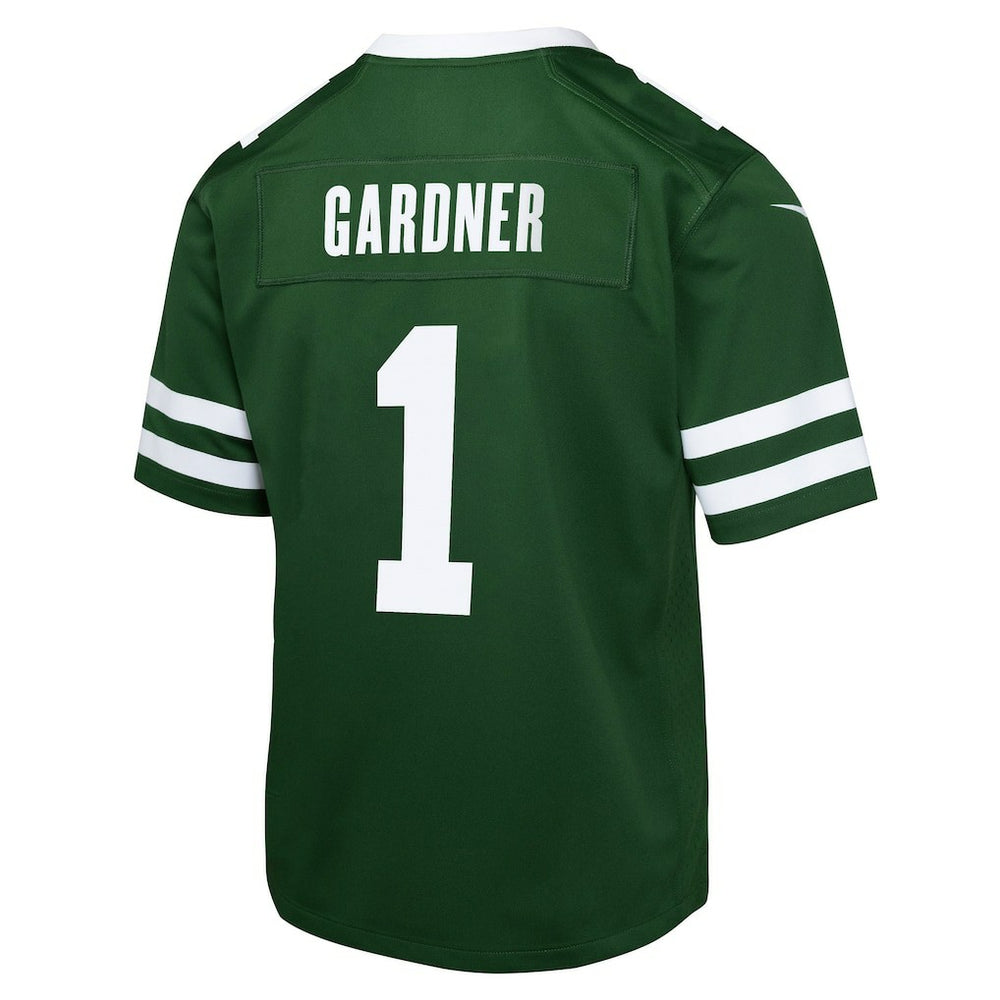 Nike Ahmad Sauce Gardner New York Jets Youth Game Jersey Green