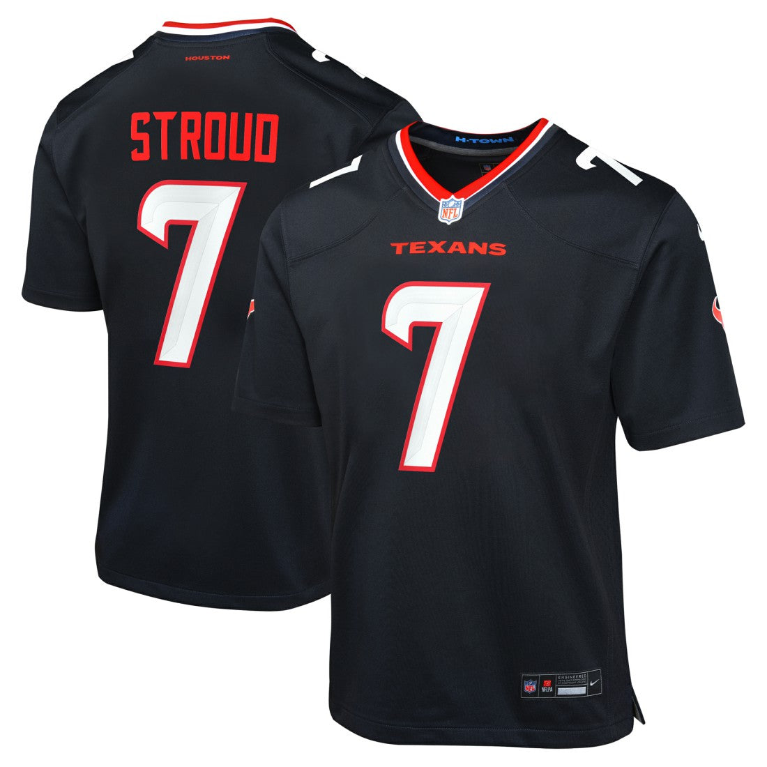 Nike C.J. Stroud Houston Texans Youth Game Jersey Navy