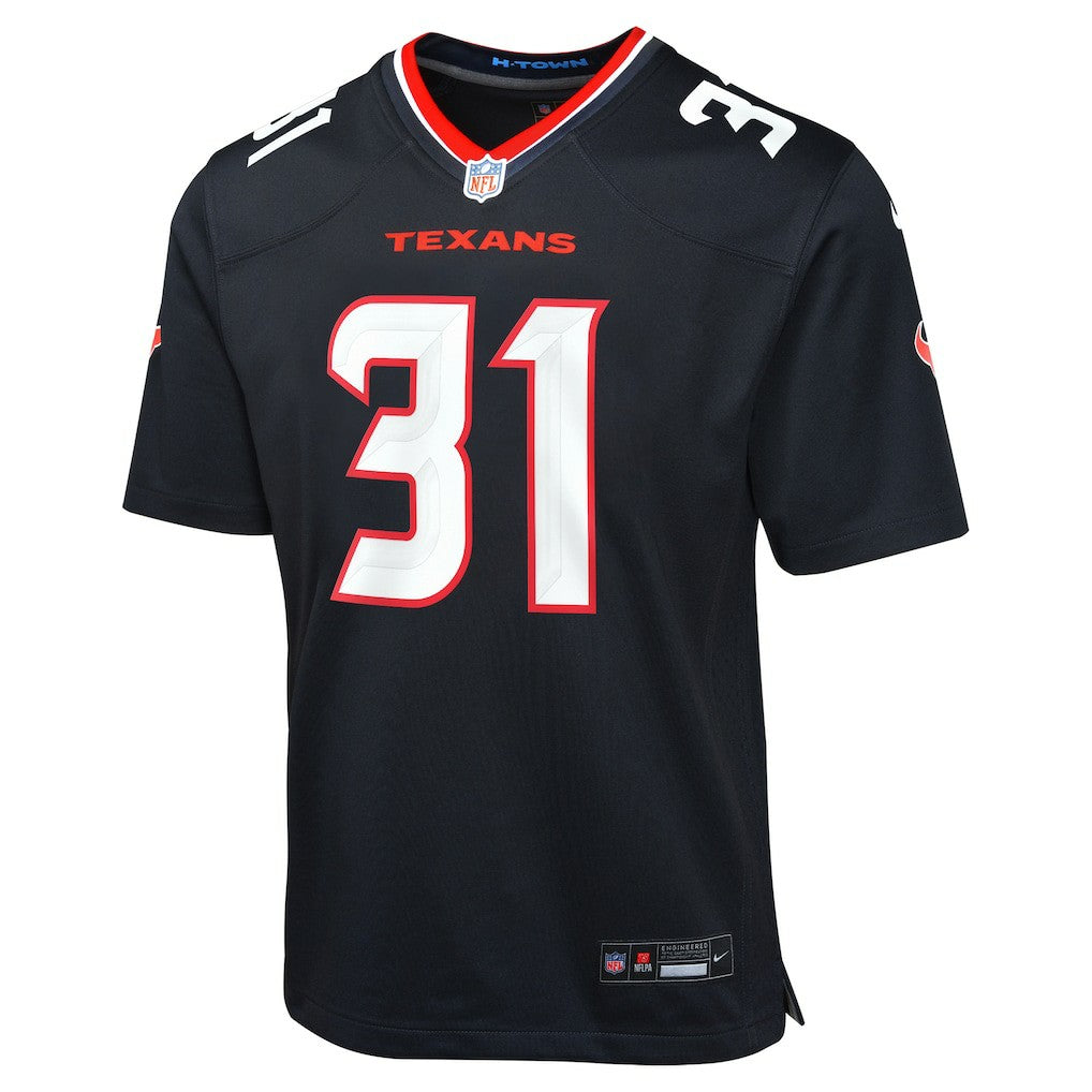 Nike Dameon Pierce Houston Texans Youth Game Jersey Navy