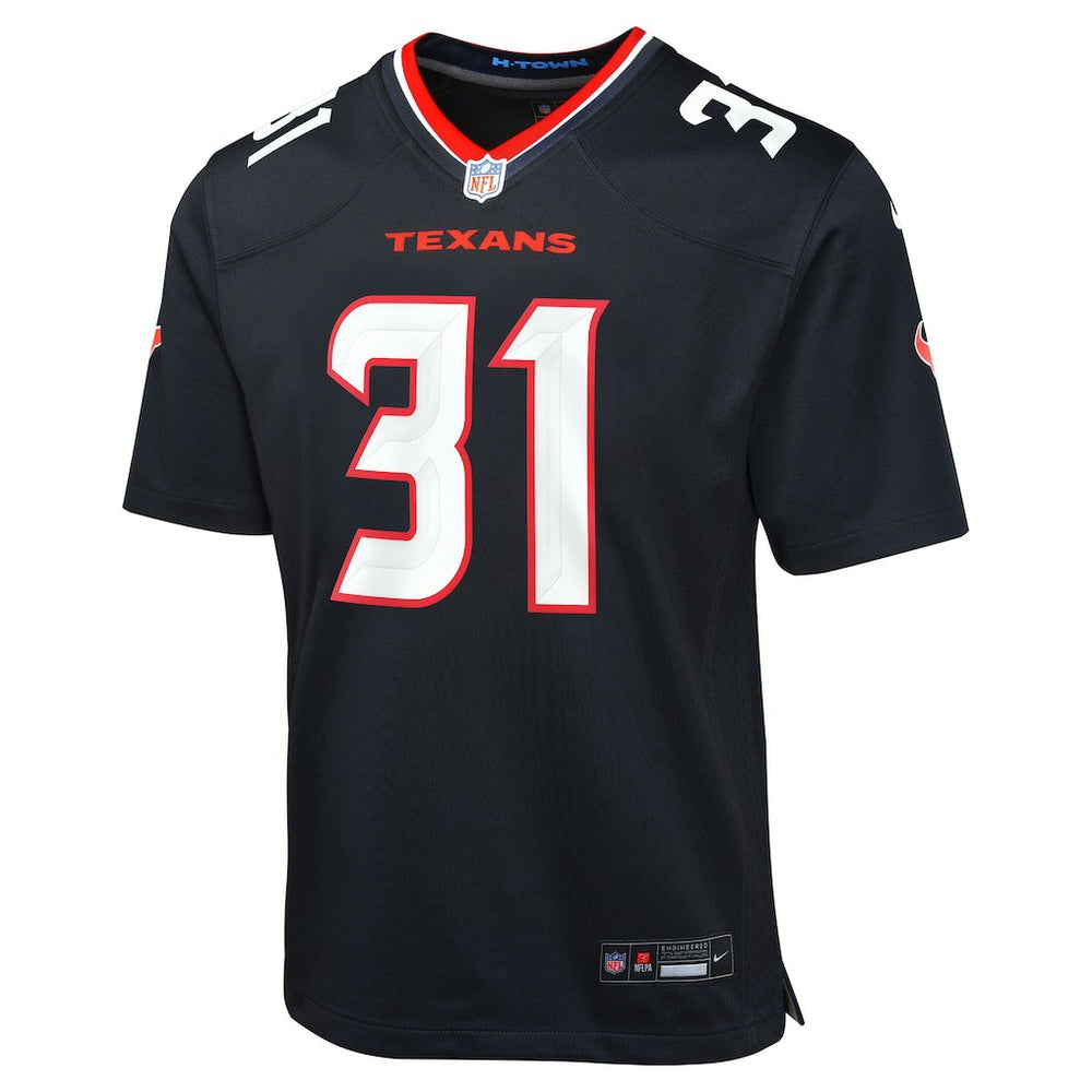 Nike Dameon Pierce Houston Texans Youth Game Jersey Navy