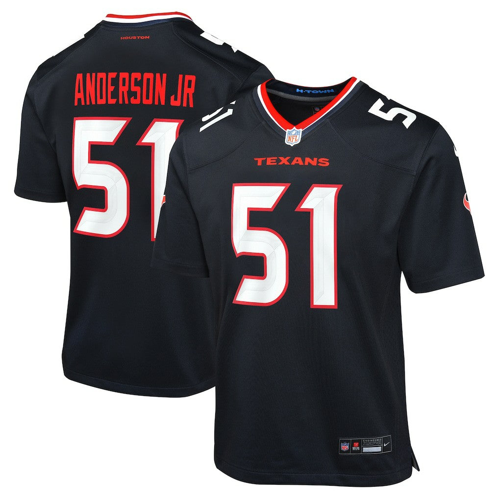 Nike Will Anderson Jr. Houston Texans Youth Game Jersey Navy