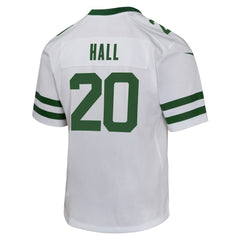 Nike Breece Hall New York Jets Youth Game Jersey White