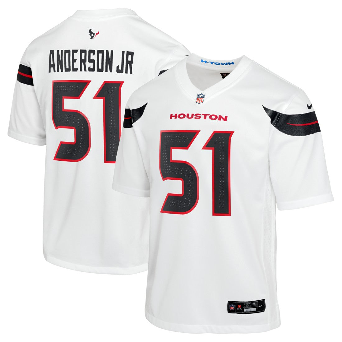 Nike Will Anderson Jr. Houston Texans Youth Game Jersey White